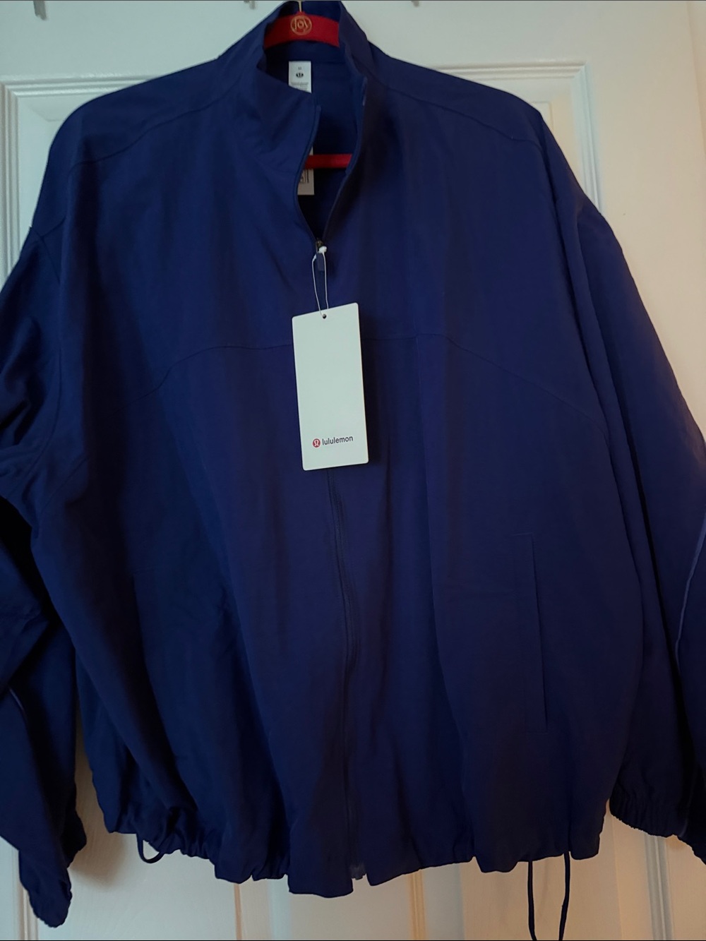 lululemon  Woman Navy Blue Full-Zip Windbreaker Jacket